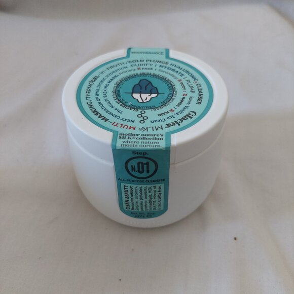 Tweak'd by Nature Glacier MLK Mullt-Masking All-Purpose Hyaluronic Cleanser 8 oz - Picture 3 of 3